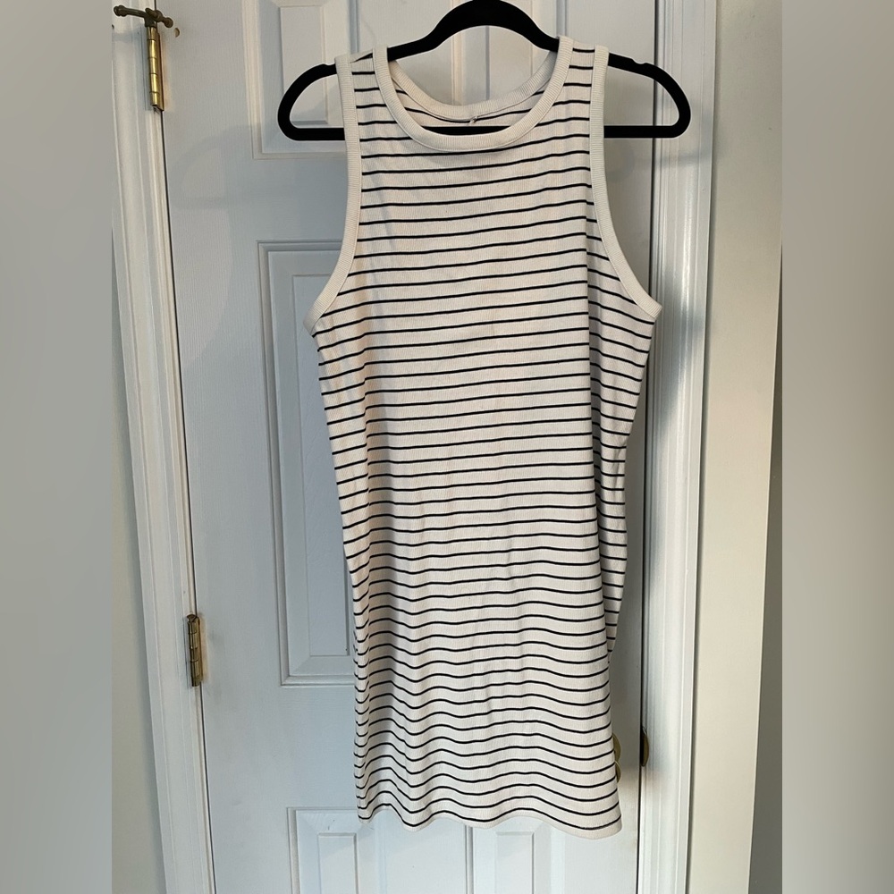 Striped Sleeveless Dress